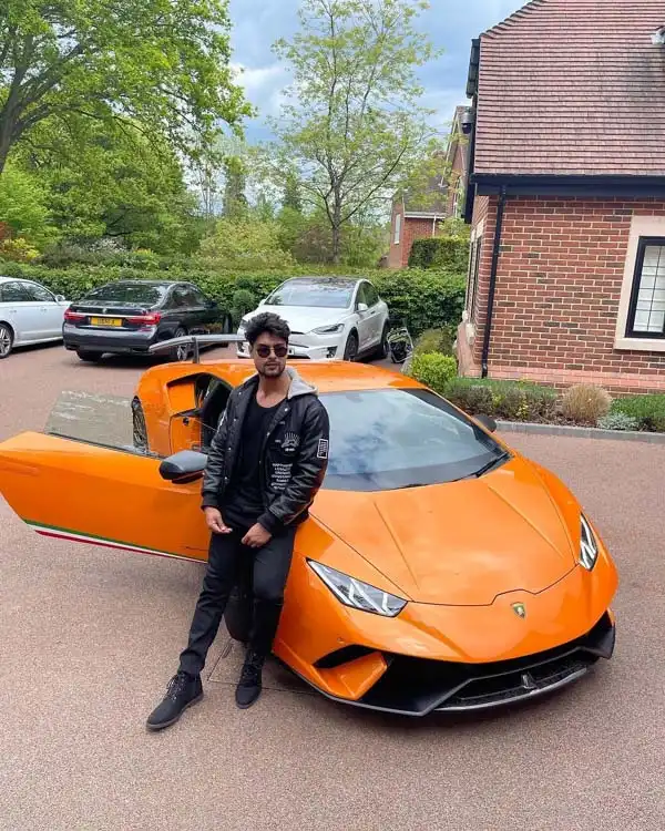 Ankit Gupta With lamborghini Image Ankit Gupta Bigg Boss 16, Wife, Girlfriend, Balika Vadhu & More