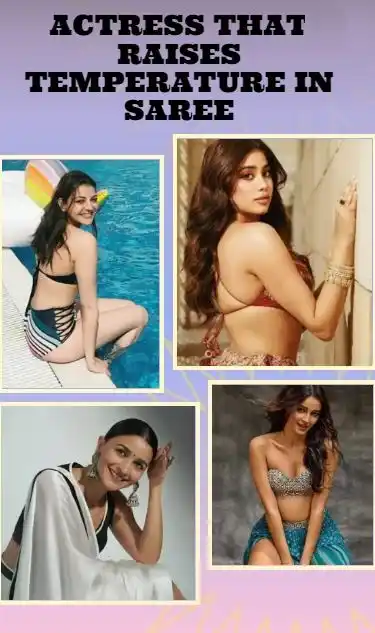 ACTRESS THAT RAISES TEMPERATURE IN SAREE