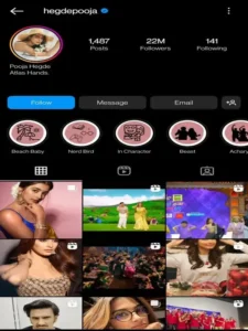 Pooja Hegde Instagram