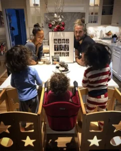 Zoe Saldana And Childs