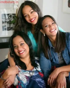 Zoe Saldana And Sister