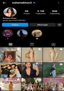 Suhana Khan Biography, Age, Height, Boyfriend, Photos & More 9 suhana khan instagram